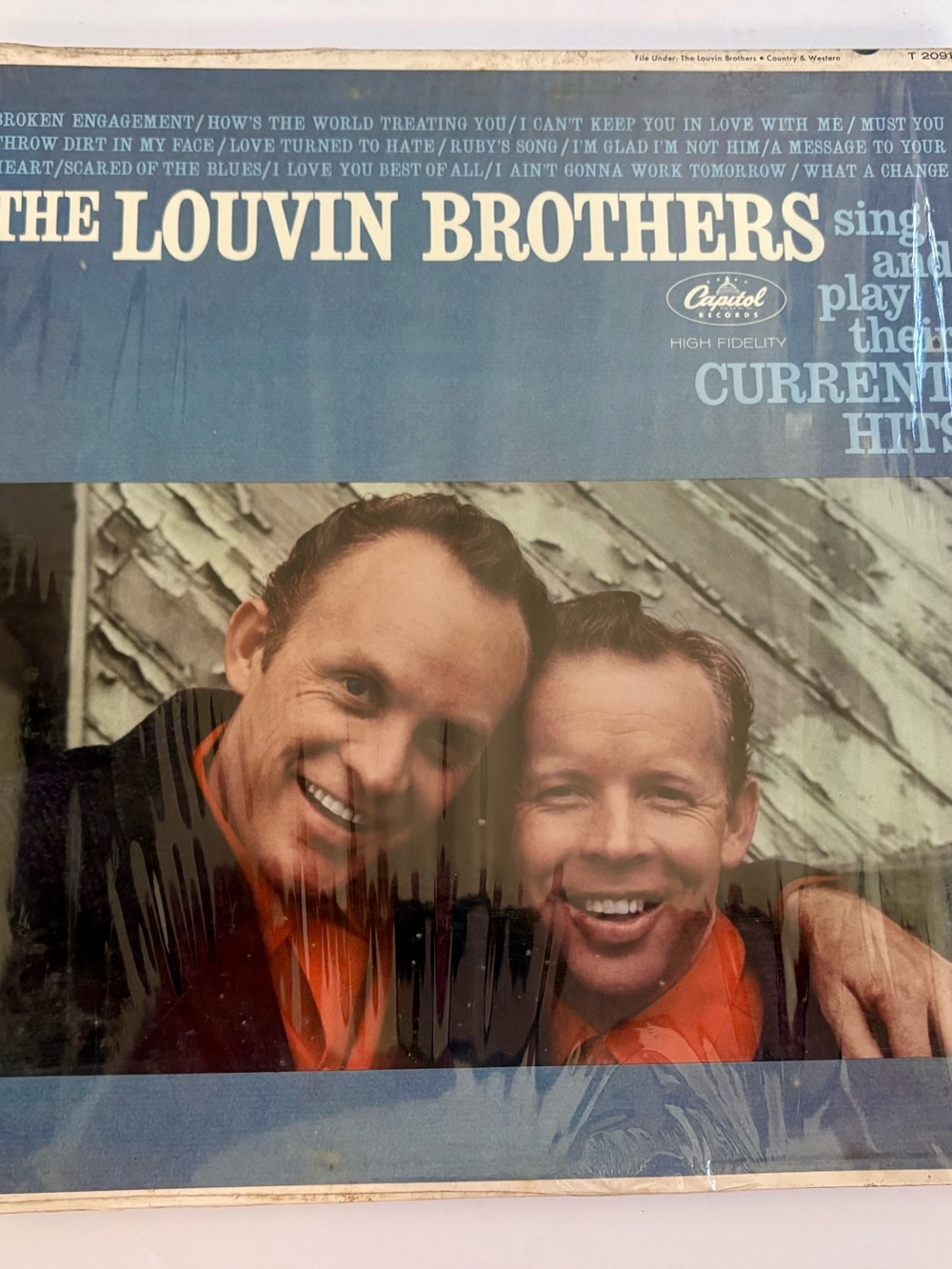 The Louvin Brothers Sing And Play Their Current Hits 1964 LP Bluegrass T-2091